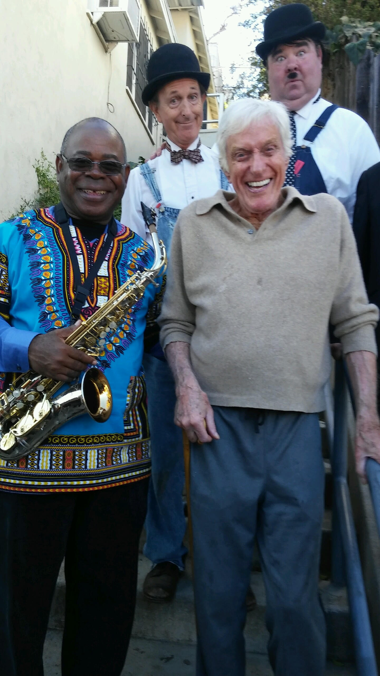 Dr. Alvin McKinney (Opening Act for) Dick Van Dyke_ Laurel & Hardy impersonators @ 25th Anniversary Music Box Steps Day Film Festival_Silver Lake, CA_10.15.16
