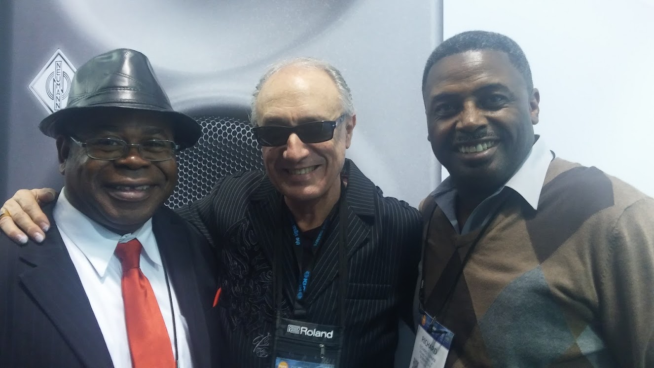 MYSELF, DANIELLO DE LAURENTIIS & RICHARD TURNER JR. @ 2017 NAMM SHOW_ANAHEIM, CA - 1.22.17 copy