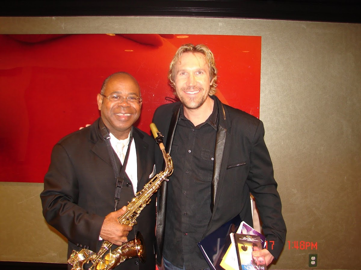 MYSELF & DAVID A. R. WHITE_FILM PRODUCER_ACTOR @ MFI - SOFITEL HOTEL - BEVERLY HILLS, CA - 10.17.15