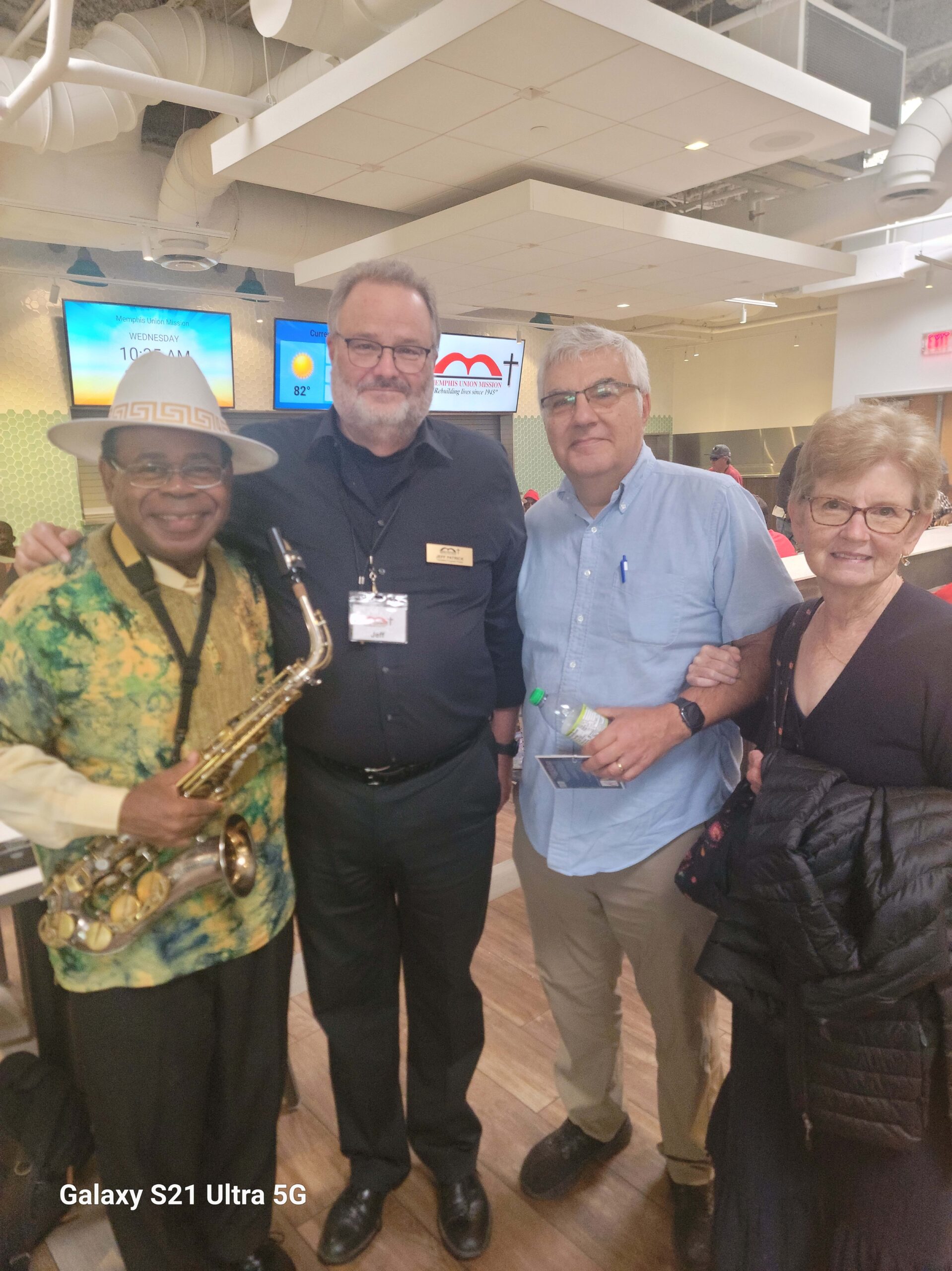 PHOTO_ Dr. AM, Pastor Jeff Patrick, Pastor Al Nucciarone of Jerusalem Baptist Church_Jerusalem, Israel & wife Billie @ Memphis Union Mission_Wed. 9.20.2023-min